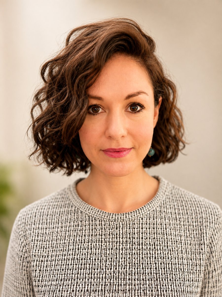 Portrait of Katie Buckland, founder of Mosaic Academy.